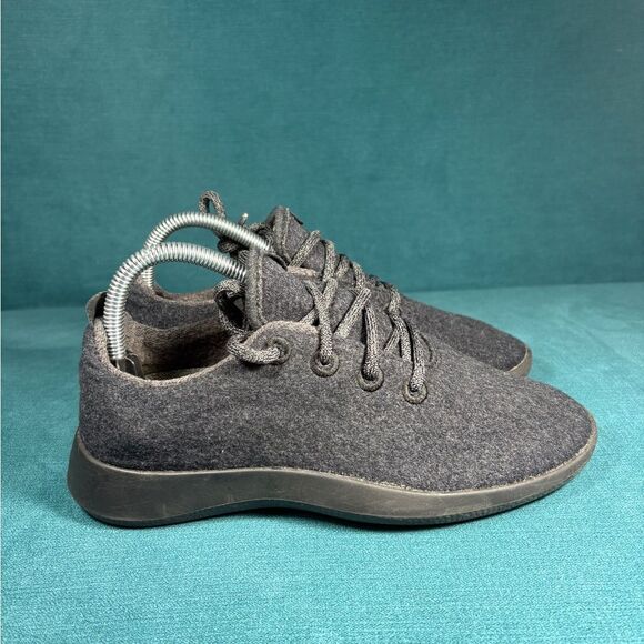 Allbirds Wool Runner Black shoes Women’s size 7 - Picture 3 of 7
